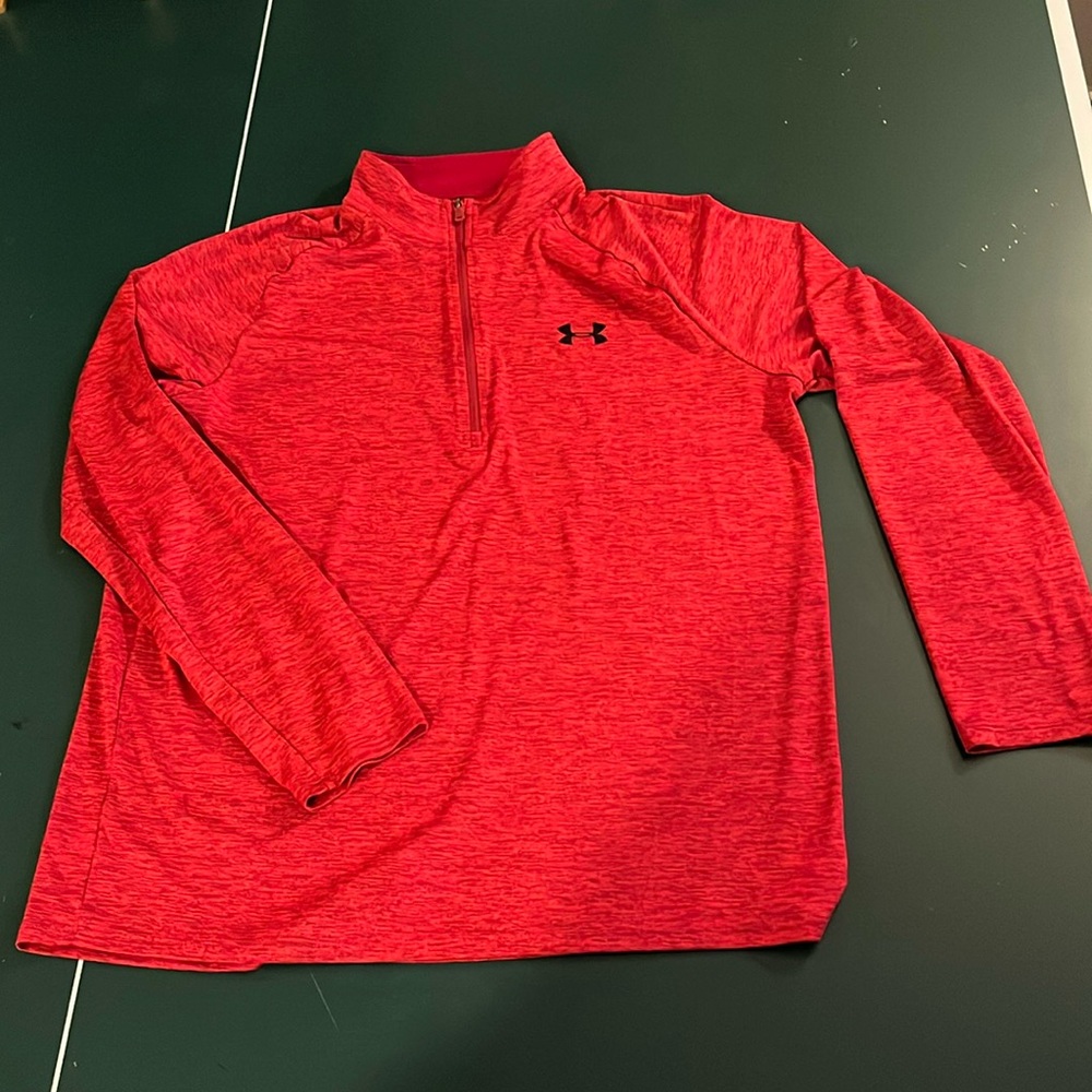 Under Armor Red 1/4 Zip